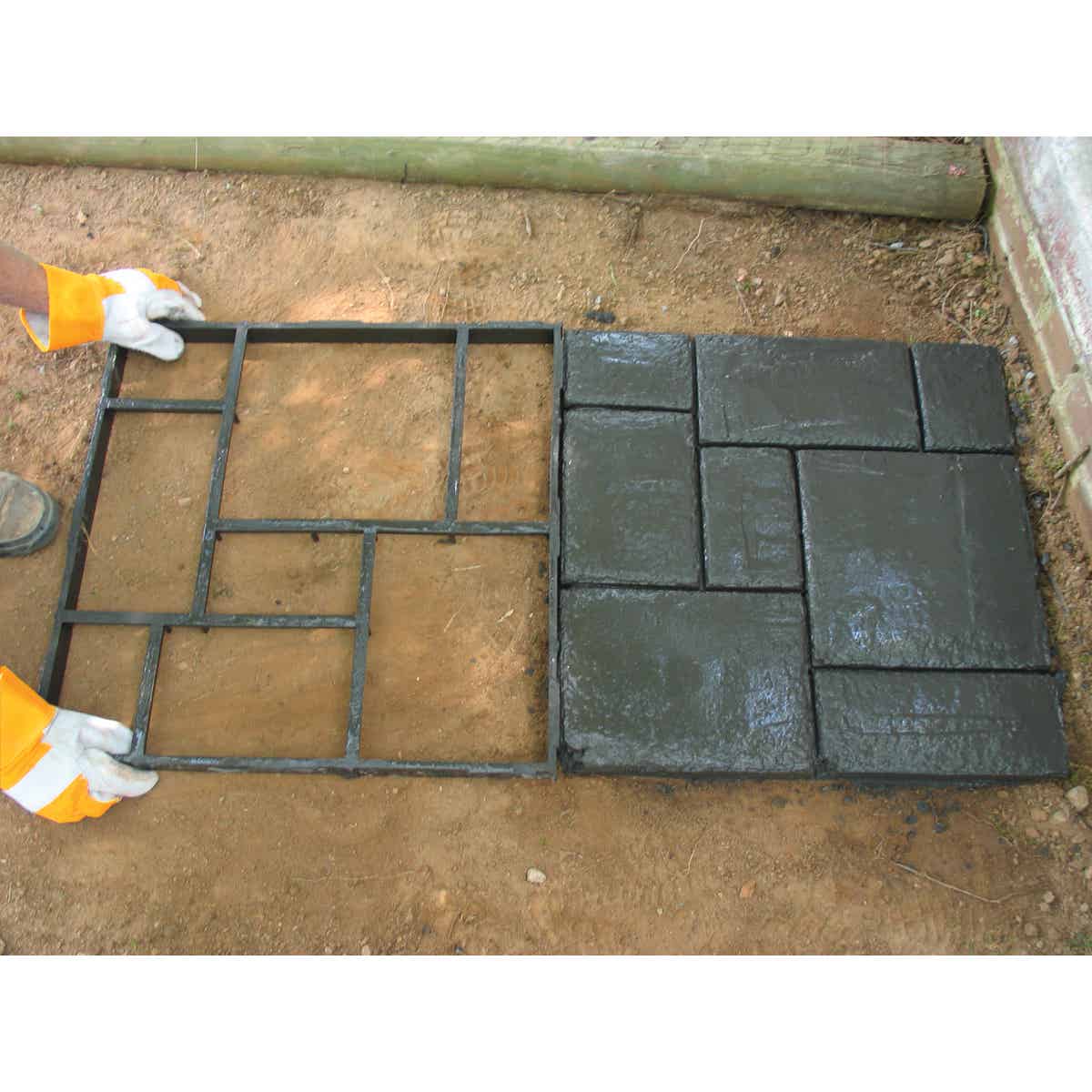 Quikrete Plastic Mold Reusable 2 Ft. Concrete Mold, Euro Block Image 3