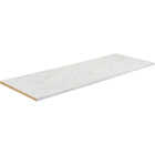 VT Industries Stretta 8 Ft. Laminate White Marble Countertop Image 1