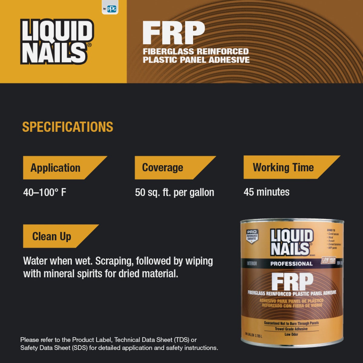 LIQUID NAILS 1 Gal. FRP Panel Adhesive Image 4