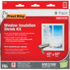 Frost King 42 In. x 62 In. Indoor Shrink Film Window Kit (9-Pack) Image 2