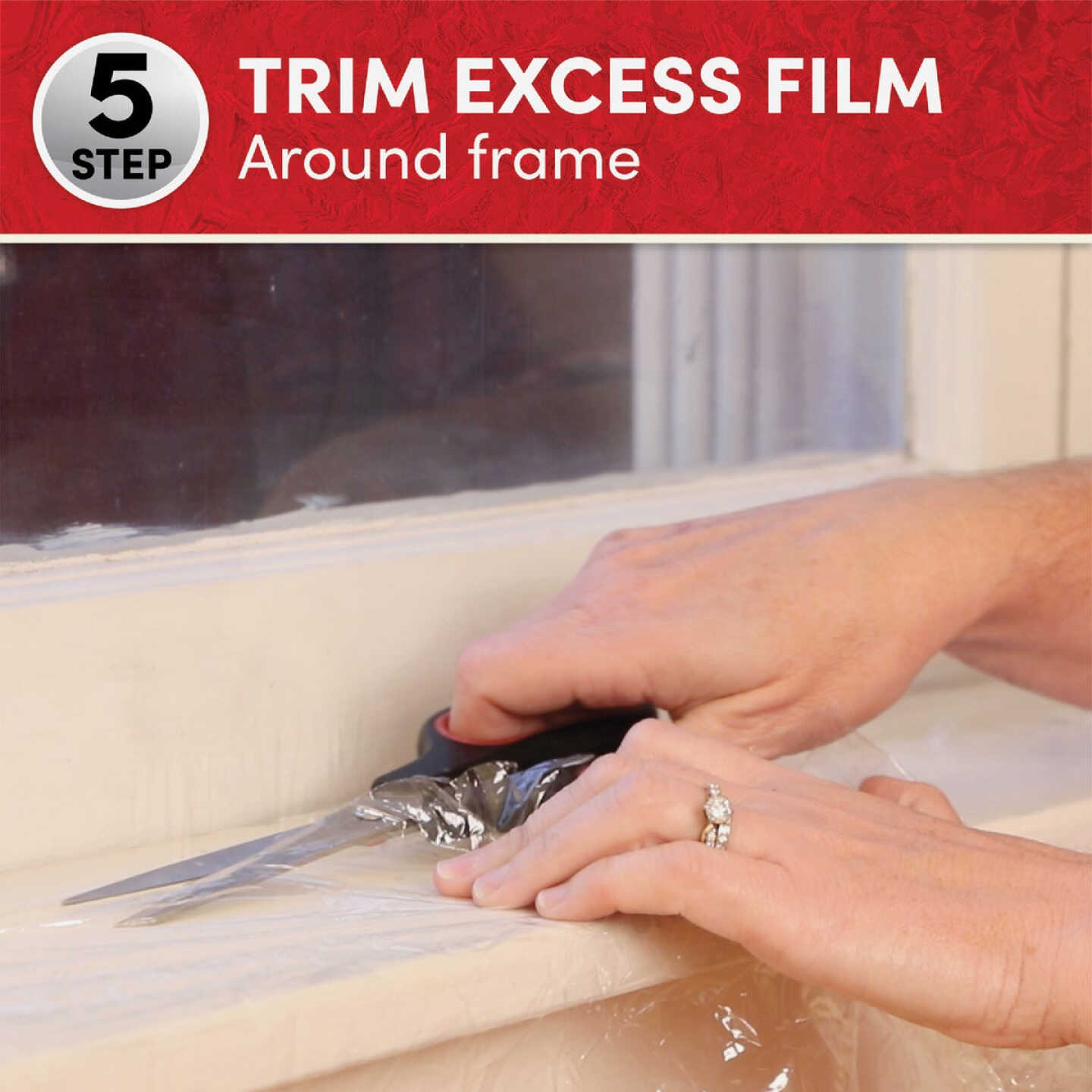 Frost King 62 In. x 210 In. Indoor Shrink Film Window Kit Image 3