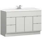 Bertch Riverside 48 In. W x 34-1/2 In. H x 21 In. D Lighthouse Vanity Base without Top, 2 Door/4 Drawer Image 1