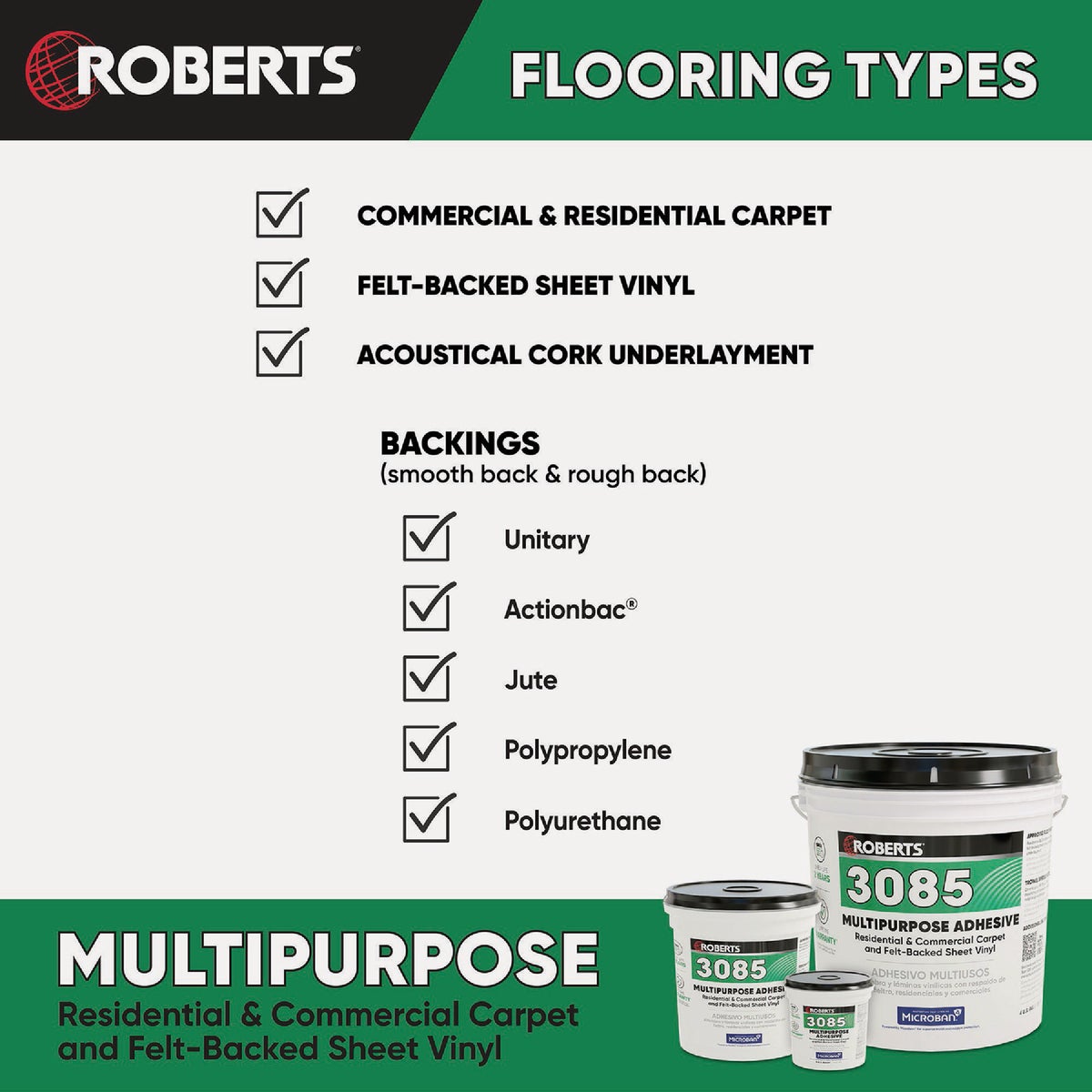 Roberts 3085 Multi-Purpose Adhesive, 1 Qt. Image 6