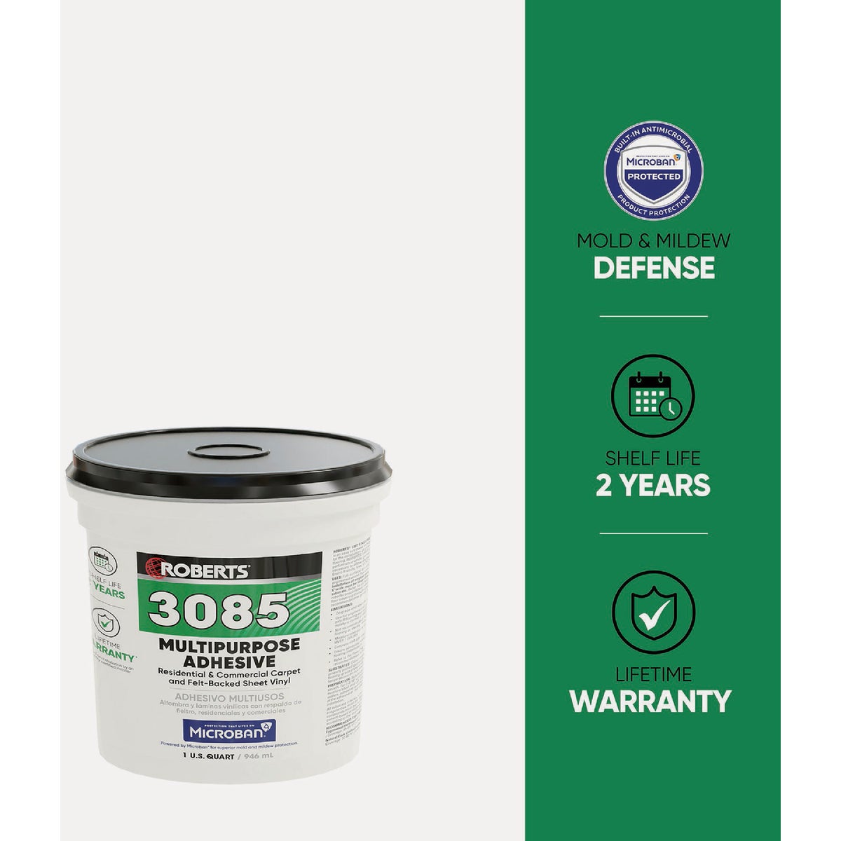 Roberts 3085 Multi-Purpose Adhesive, 1 Qt. Image 2