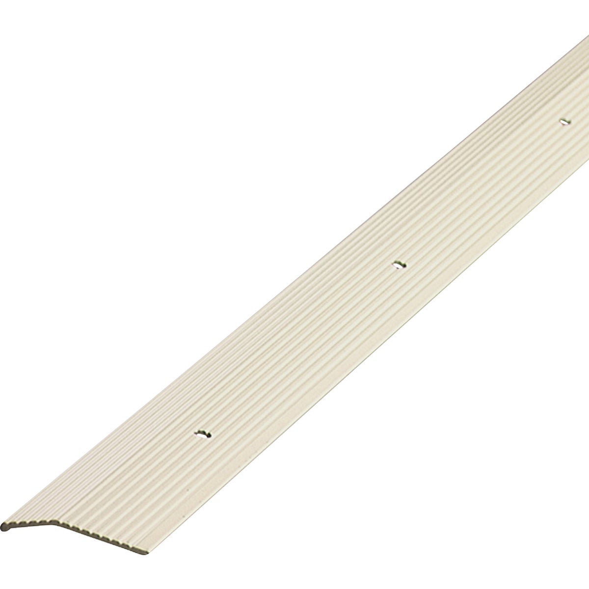 M-D Building Products 1-3/8 in. x 72 in. Almond Aluminum Carpet Trim with Screw Nails Image 1
