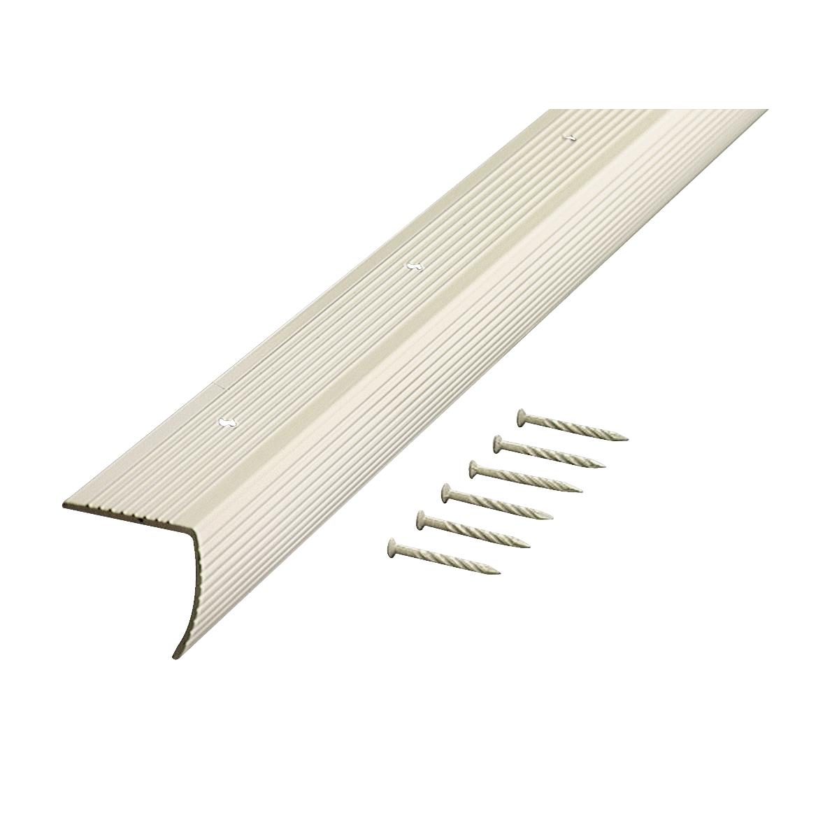 M-D Almond 1-1/8 In. W x 72 In. L Aluminum Stairnose