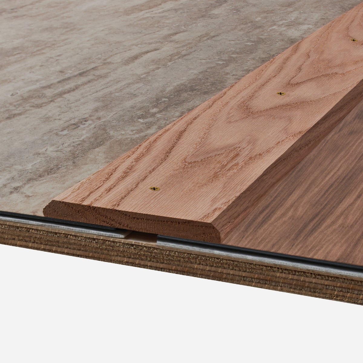 M-D Building Products 5 in. x 72 in. Unfinished Hardwood Seam Binder with Screws Image 2