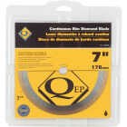 QEP 7 In. Continuous Rim Wet Cut Diamond Blade Image 3
