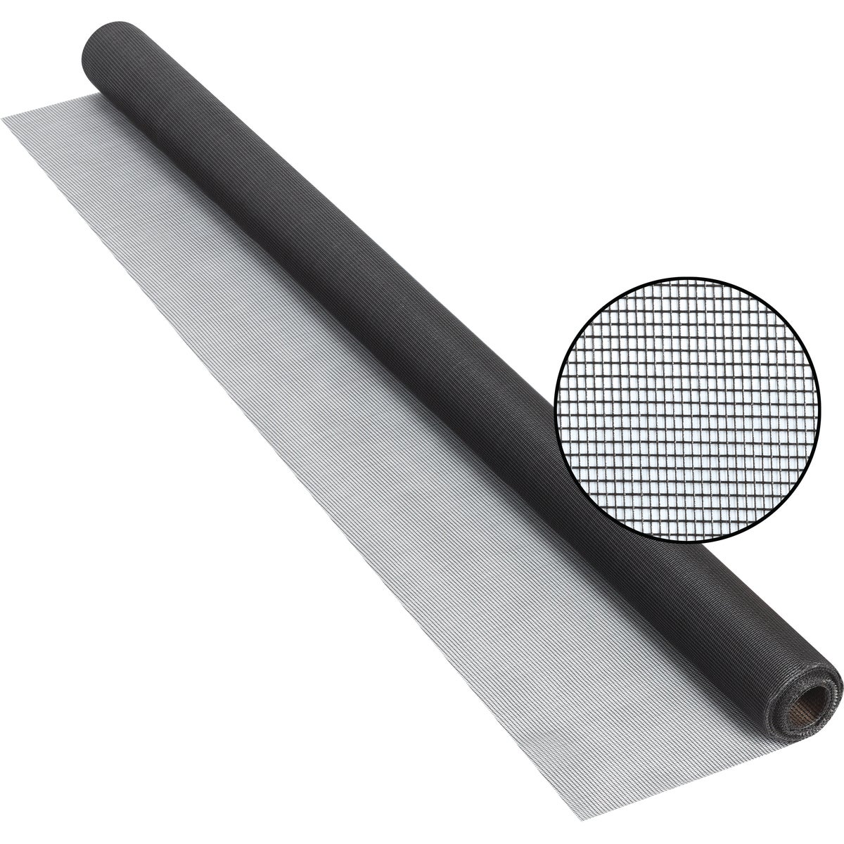 Phifer 30 In. x 25 Ft. Charcoal Fiberglass Screen Cloth