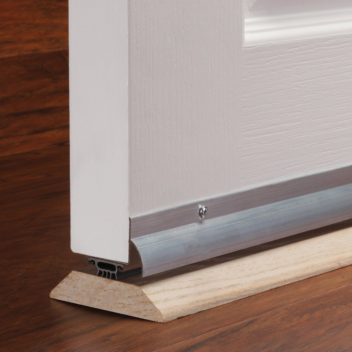 M-D Building Products 1.75 In. W. x 1.625 In. H. x 36 In. L. Aluminum Silver Door Bottom Image 3