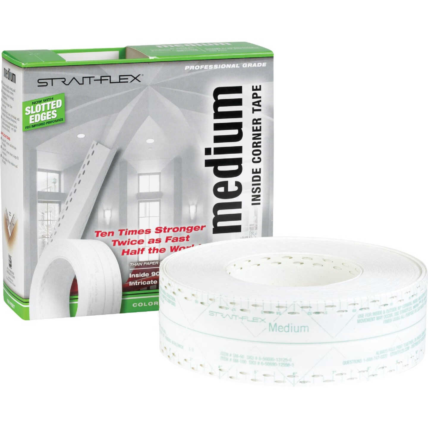 ClarkDietrich/Strait-Flex
2-1/4 In. x 100 Ft.
Medium Corner
Drywall Tape Image 1