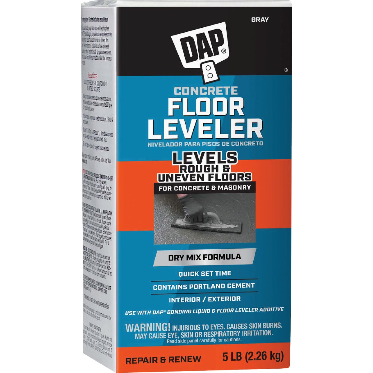 DAP 5 Lb. Concrete Floor Leveler, Gray