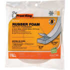 Frost King 3/4 In. Wide x 5/16 In. Thick x 10 Ft. Long White Rubber Foam Weatherstrip Tape Image 1