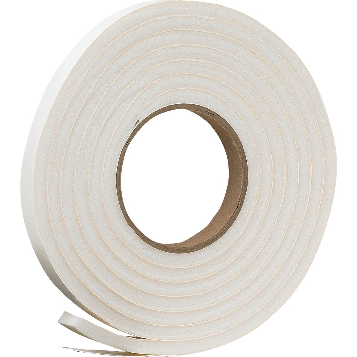 Do it Best 3/4 In. W x 5/16 In. T x 10 Ft. L White Rubber Foam Weatherstrip Tape Image 3