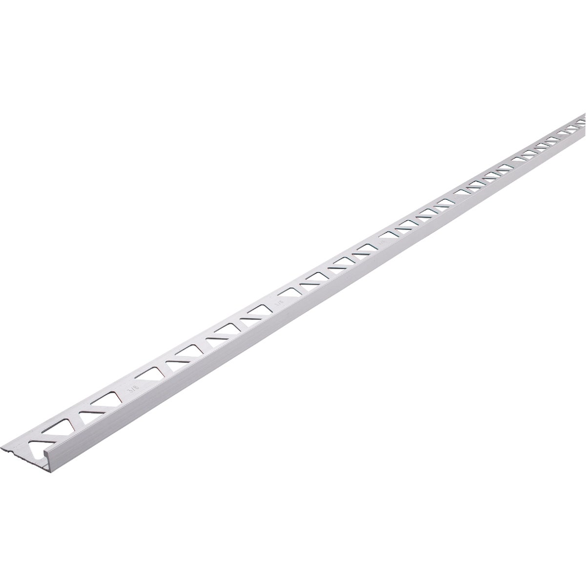 M-D Building Products 3/8 In. x 96 In. Bright Clear Aluminum Tile Edge