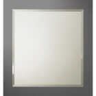 Bertch Graphite 28 In. W x 30 In. H Framed Vanity Mirror Image 1