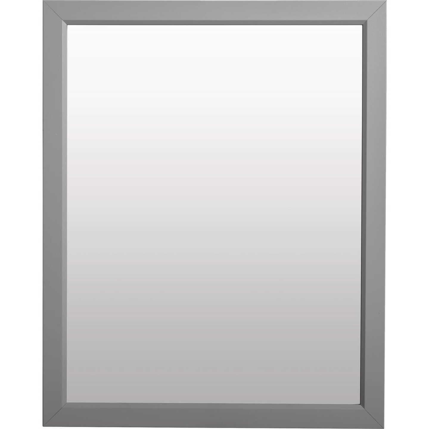 Zenna Home 20 In. x 25 In. Dove Gray Framed Wall Mirror Image 1