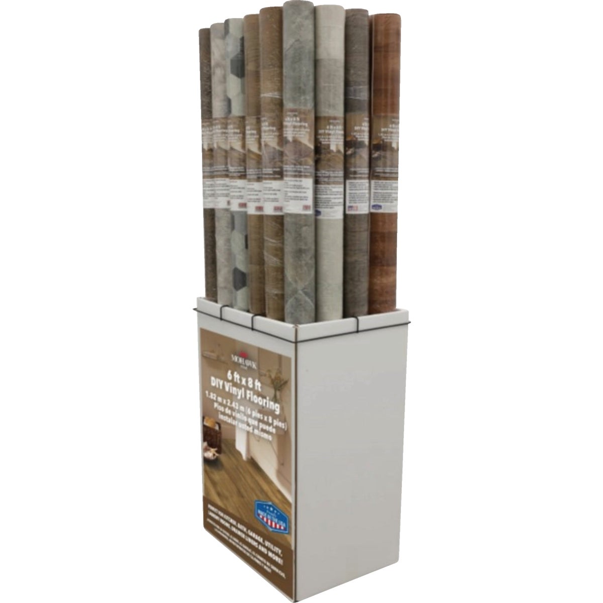 Mohawk Home 6 Ft. x 8 Ft. Assorted Vinyl Remnant Floor Covering