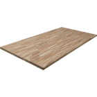 VT Industries CenterPointe 74 In. L x 39 In. D x 1.5 In. T Unfinished Acacia Wood Butcher Block Island Countertop with Square Edge Image 1