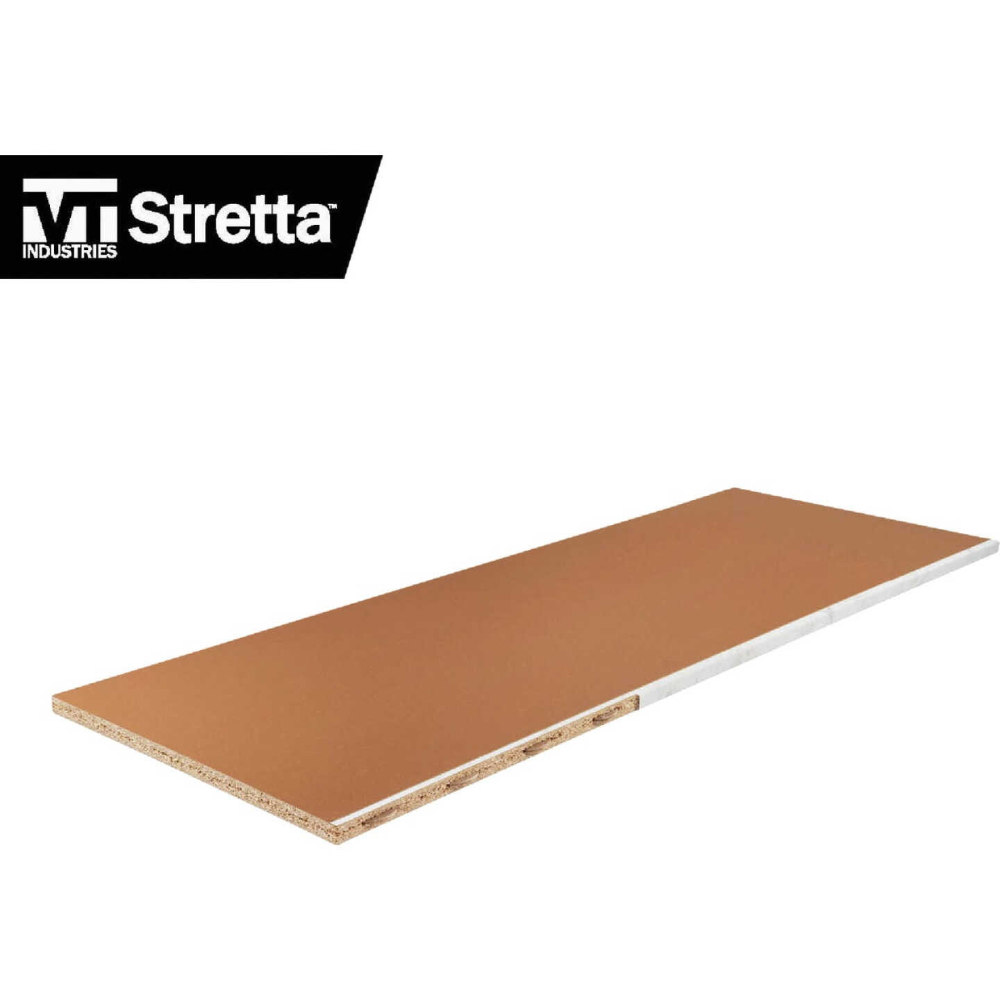 VT Industries Stretta 6 Ft. Right Hand Laminate White Marble Countertop Image 7