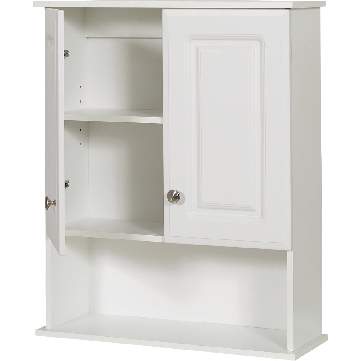 Zenith Zenna Home White 23 In. W x 8-1/4 In. D x 28 In. H Wall Bath Cabinet Image 4