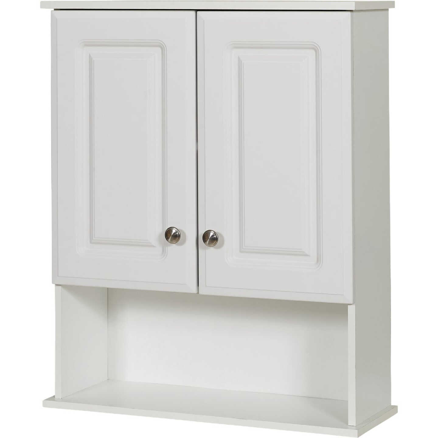 Zenith Zenna Home White 23 In. W x 8-1/4 In. D x 28 In. H Wall Bath Cabinet Image 1