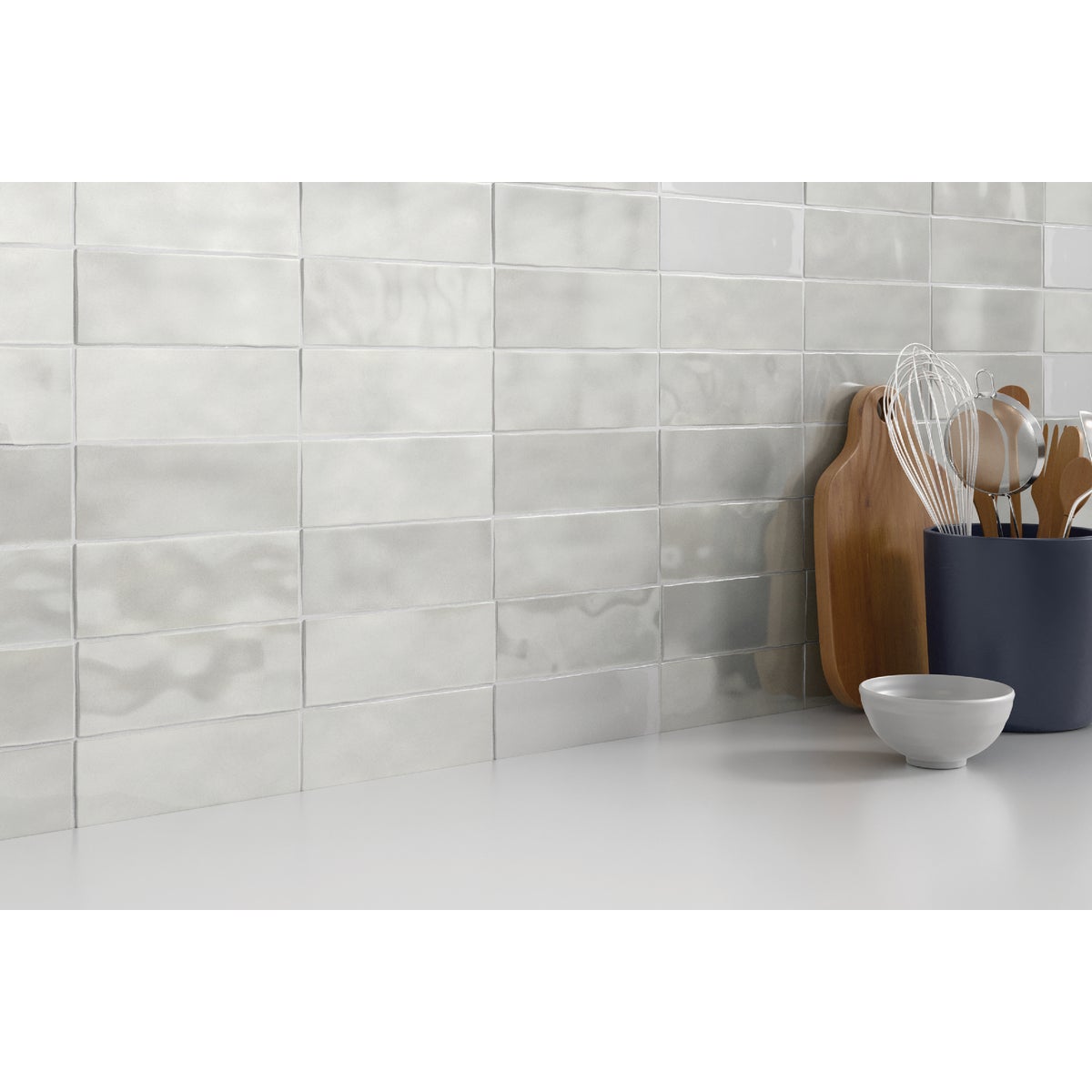 Emser Passion Blanco 3 In. x 8 In. Glossy Porcelain Wall Tile (3.92 Sq. Ft./Case) Image 2