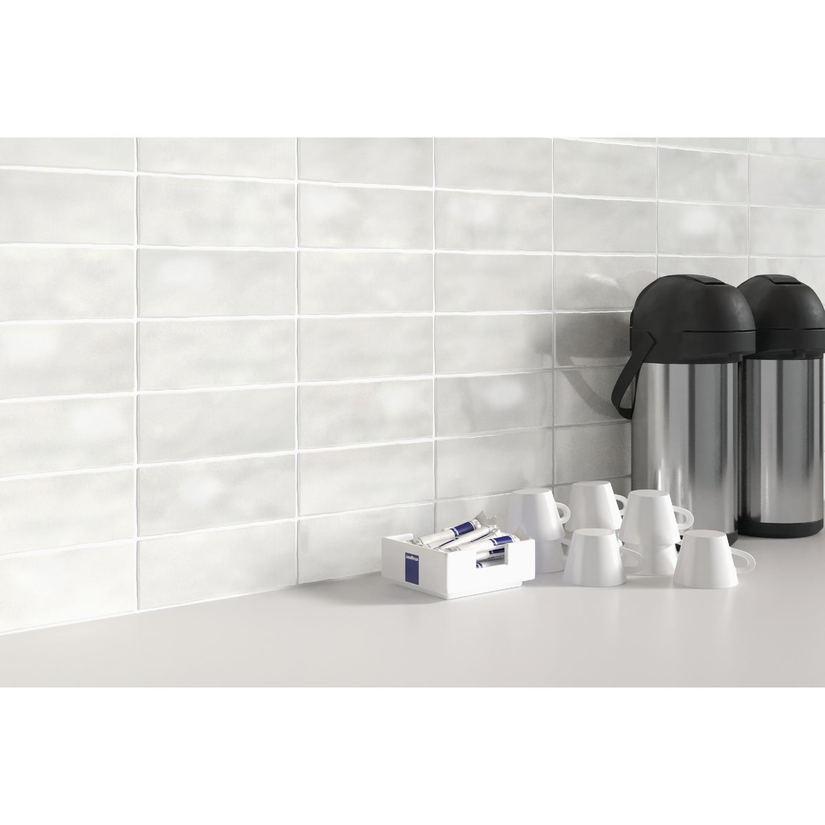 Emser Passion Blanco 3 In. x 8 In. Glossy Porcelain Wall Tile (3.92 Sq. Ft./Case)