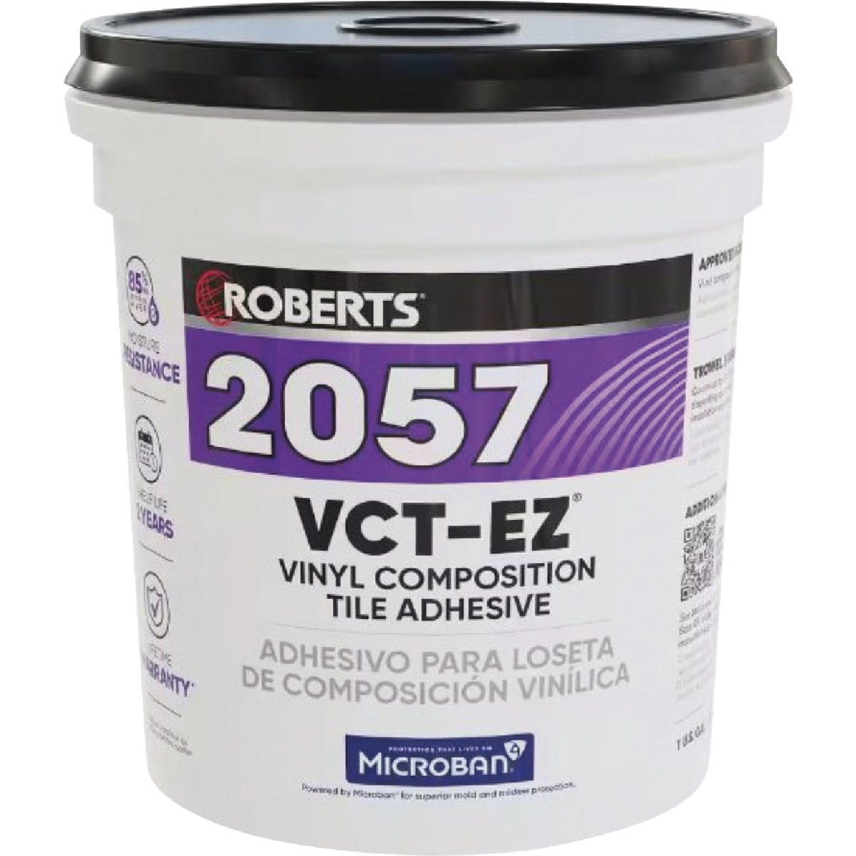 Roberts 2057 VCT EZ Vinyl Composition Tile Adhesive, 1 Gal.