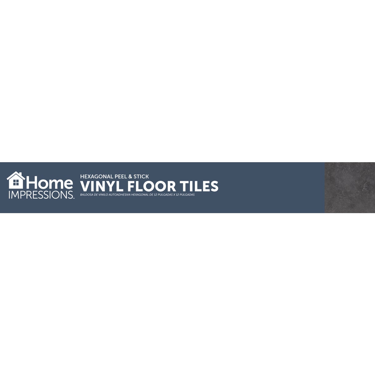 Home Impressions 12 In. Iron Gray Hexagonal Vinyl Floor Tile (15 Sq. Ft./Box) Image 3