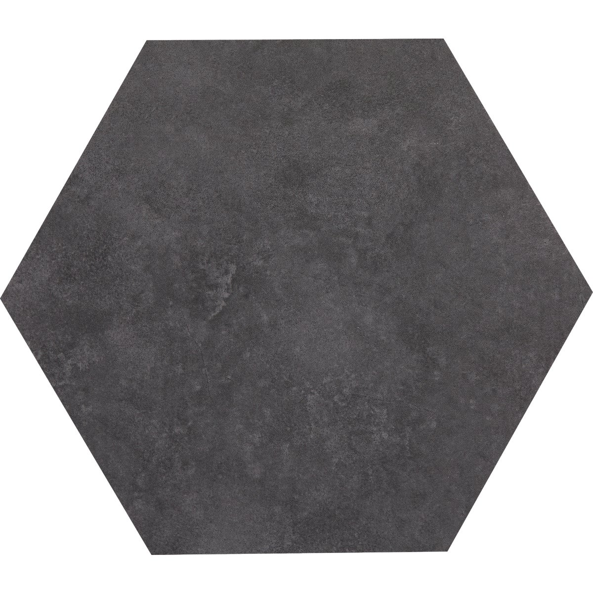Home Impressions 12 In. Iron Gray Hexagonal Vinyl Floor Tile (15 Sq. Ft./Box)