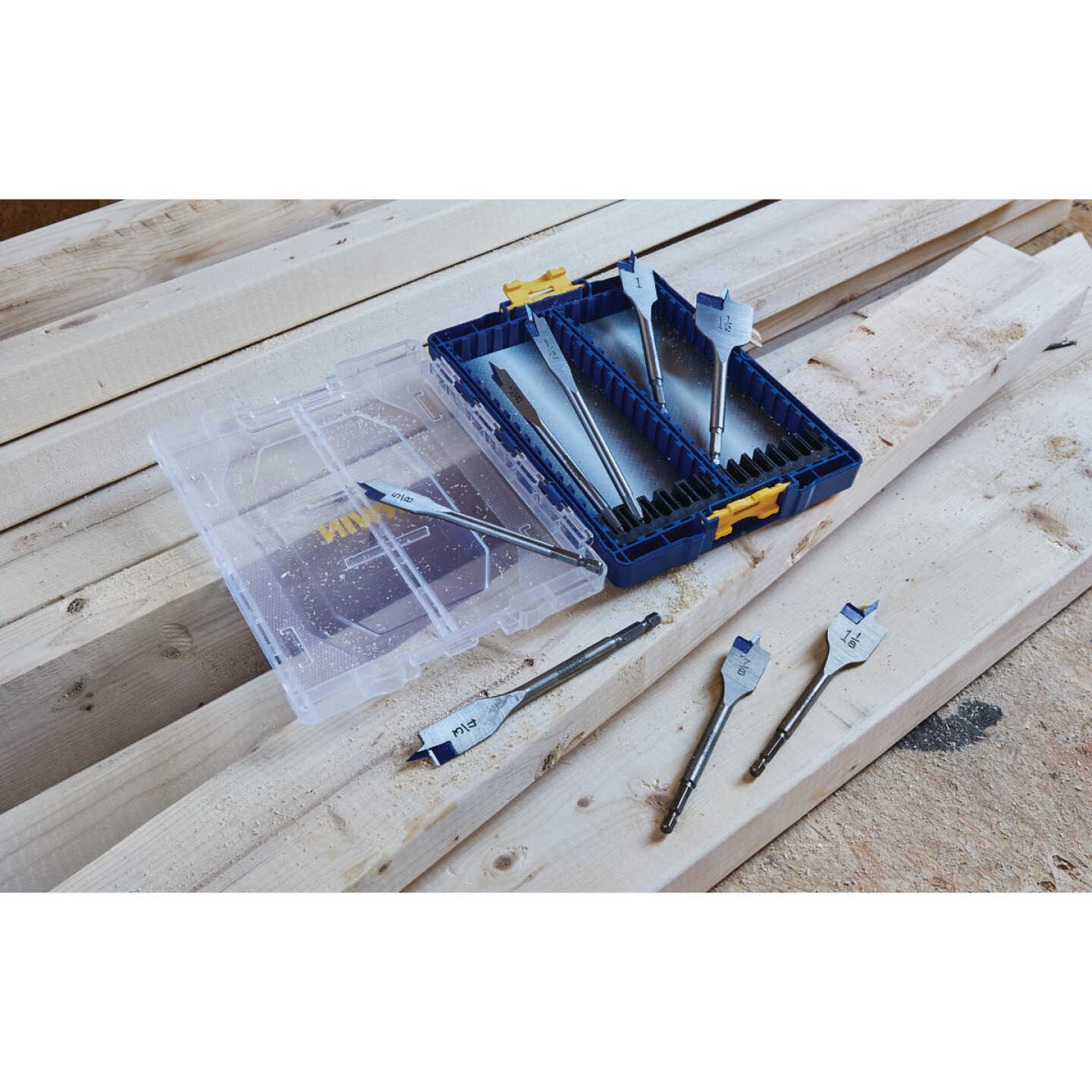 Irwin Speedbor 8-Piece Spade Bit Set Image 2
