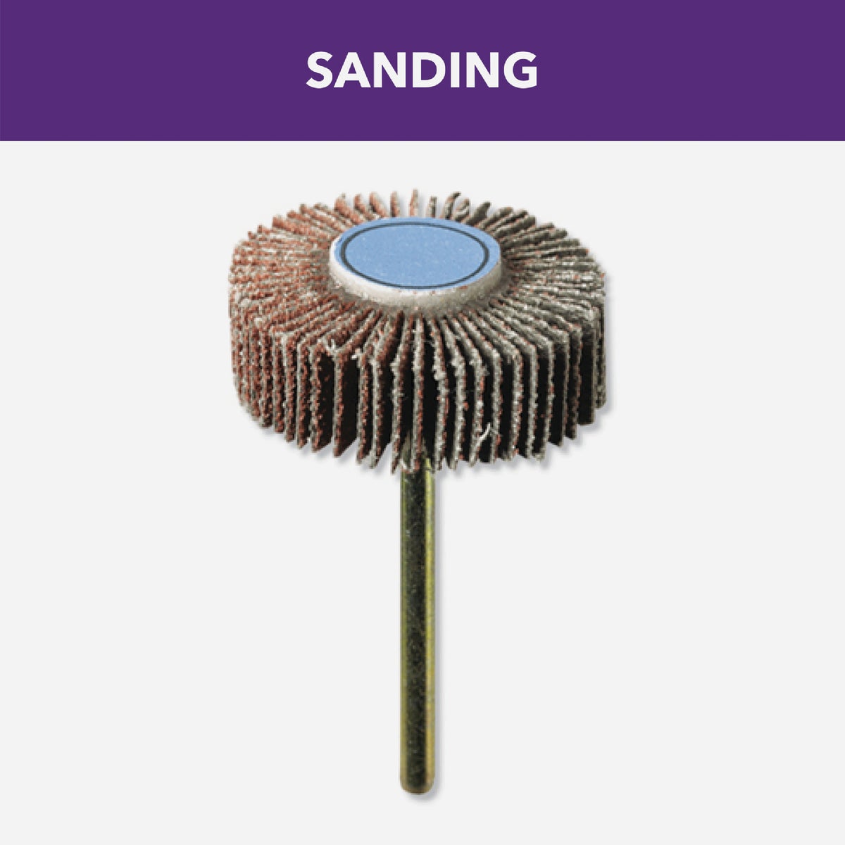 Dremel 3/8 In. 120 Grit Flap Wheel Image 2