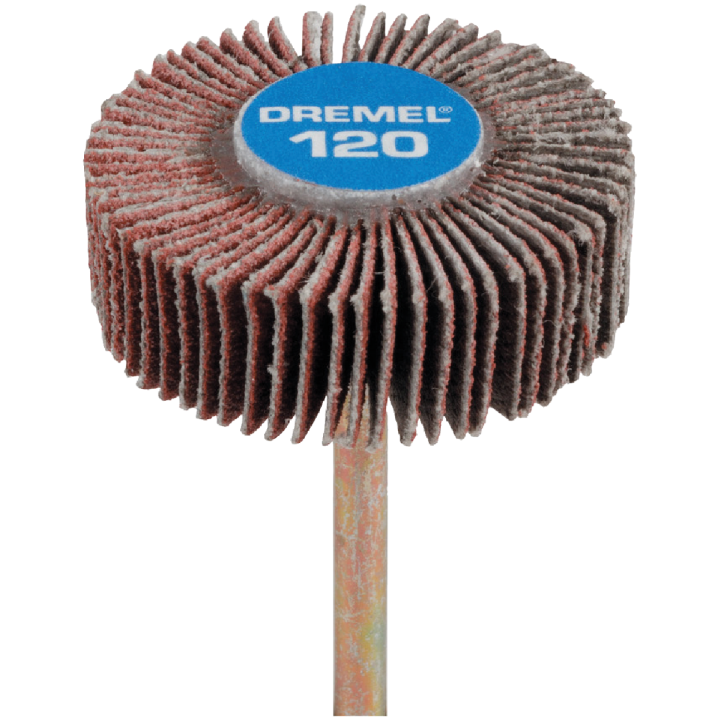 Dremel 3/8 In. 120 Grit Flap Wheel Image 1