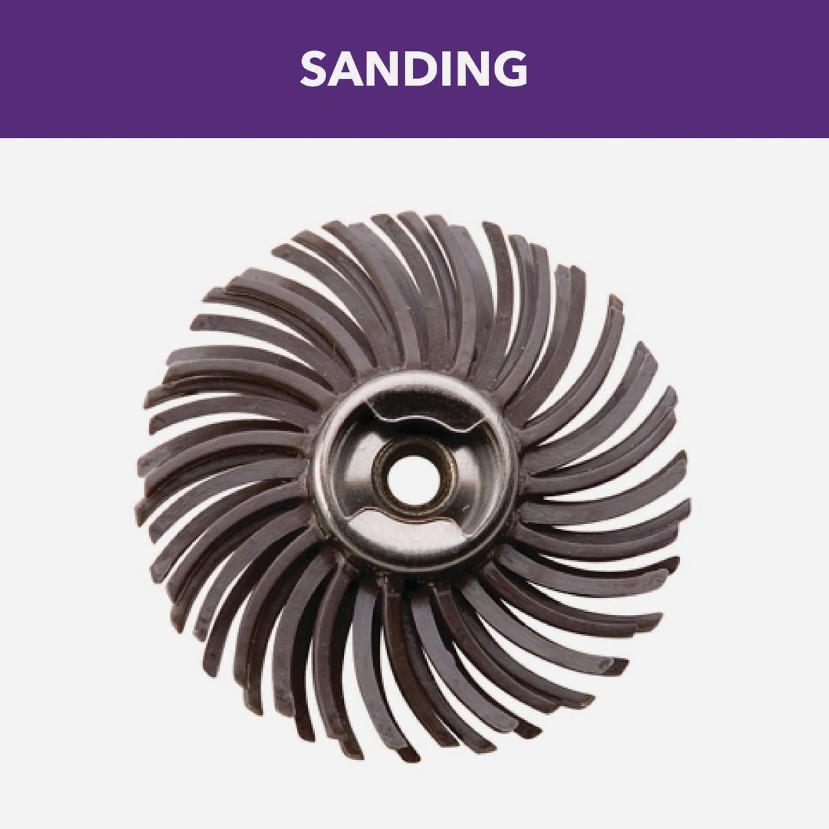 Dremel 1 In. 36G EZ Lock Abrasive Wheel Brush Image 2