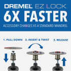 Dremel 1 In. 36G EZ Lock Abrasive Wheel Brush Image 4