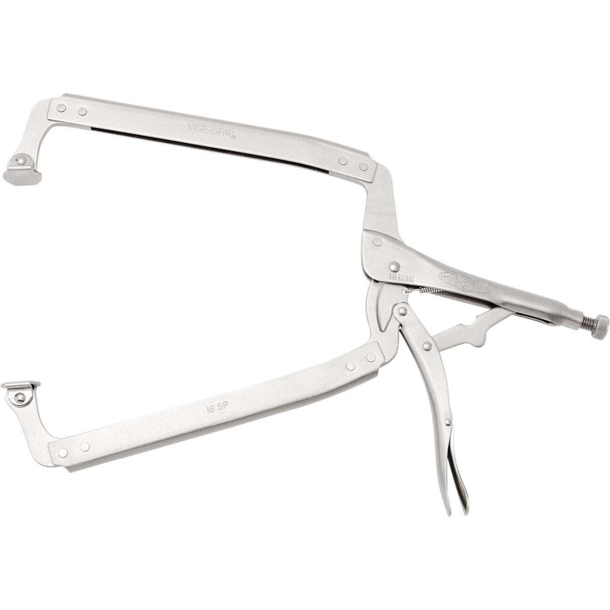 Irwin Vise-Grip 18 In. Locking C-Clamp with Swivel Jaws Image 2
