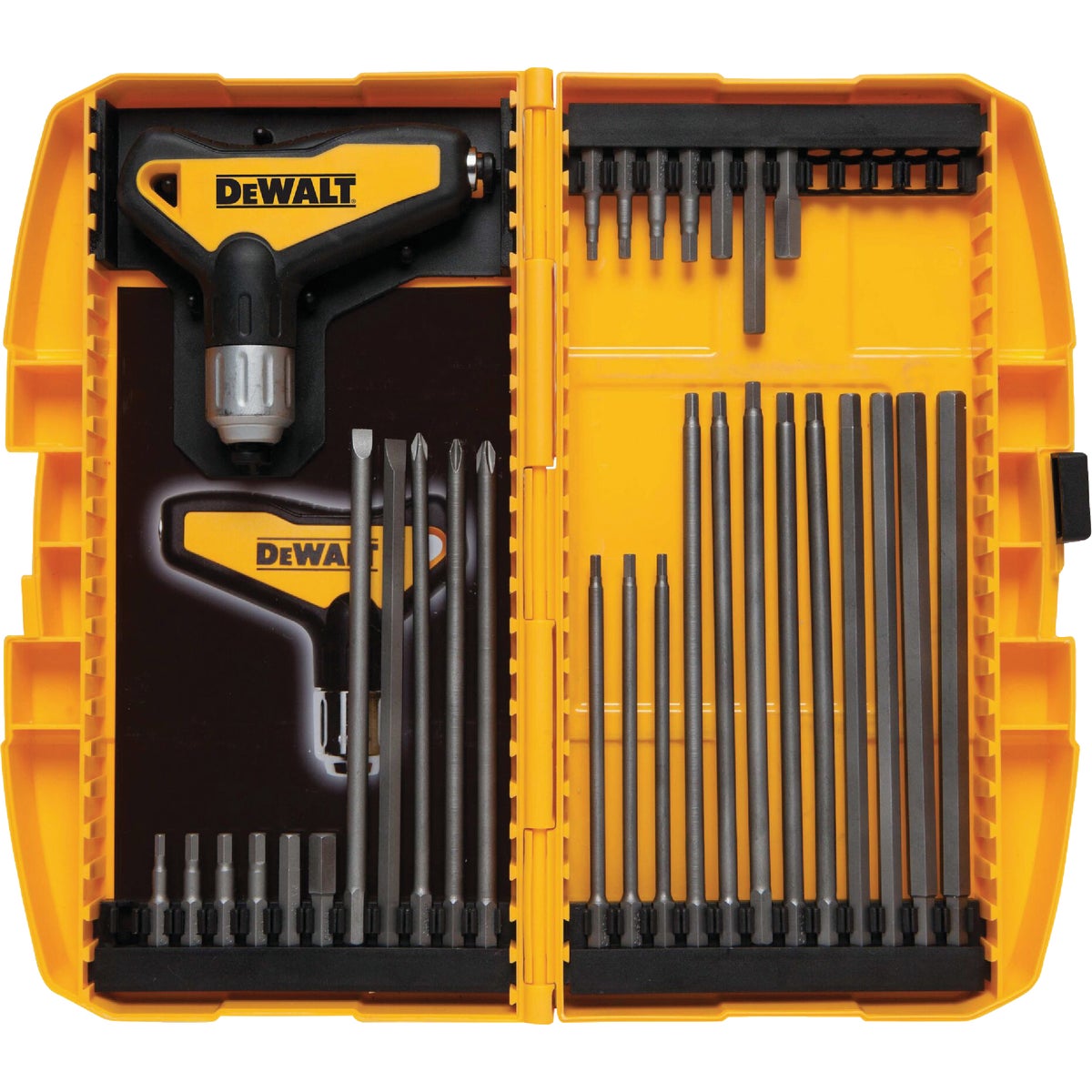 DeWalt Metric & Standard T-Handle Hex Key Set, 31-Piece Image 9
