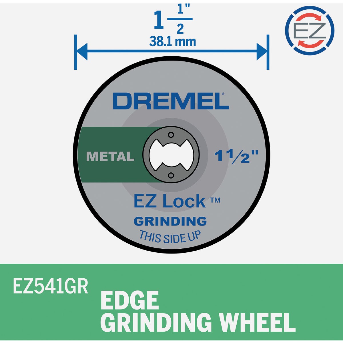 Dremel Aluminum Oxide EZ Lock Grinding Wheel Image 8