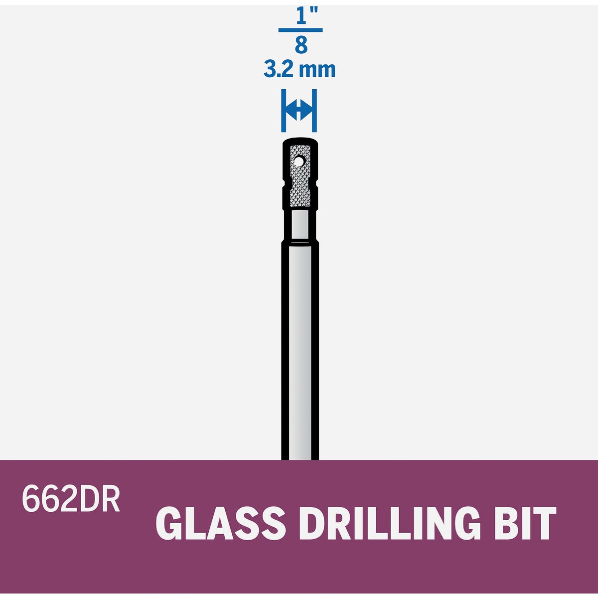 Dremel 1/8 In. Diamond Glass Drilling Bit Image 4