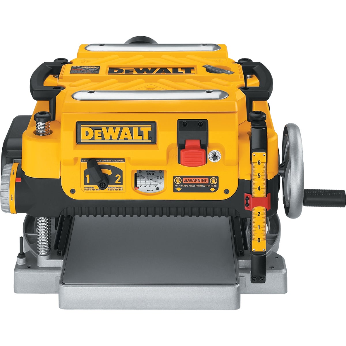 DEWALT 13 In. Three Knife Two-Speed Portable Planer Image 7