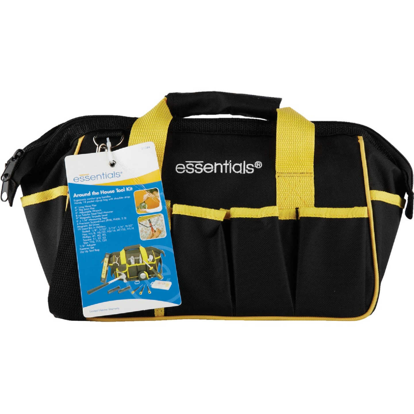 Essentials Around-the-House Homeowner's Tool Set with Black Tool Bag (32-Piece) Image 2