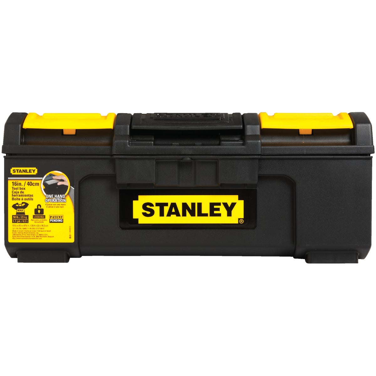 Stanley 16 In. Auto Latch Toolbox Image 2