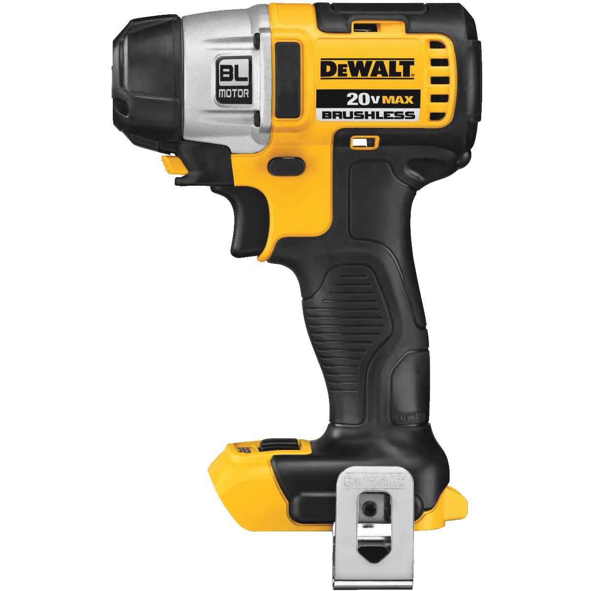 DeWalt 20 Volt MAX Lithium-Ion Brushless 1/4 In. Cordless Impact Driver (Bare Tool)