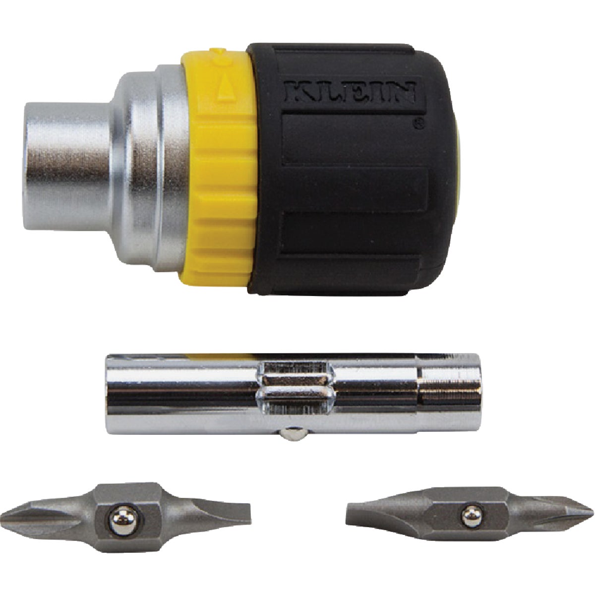Klein 6-in-1 Stubby Ratcheting Screwdriver Image 6
