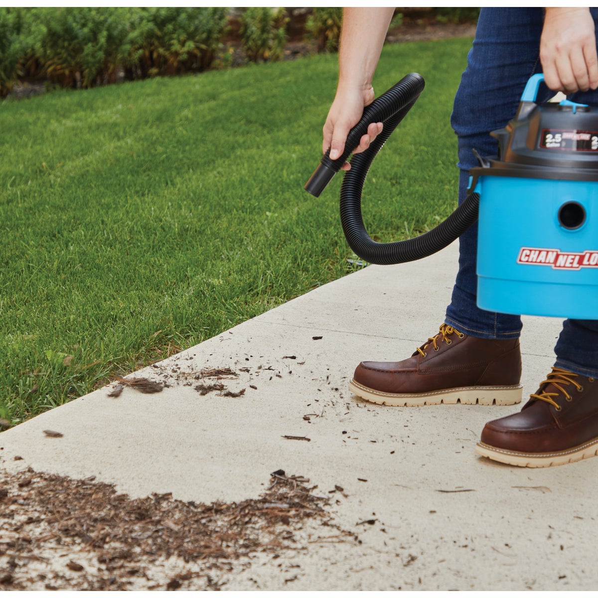 Channellock 2.5 Gal. 2.0-Peak HP Wet/Dry Vacuum Image 9