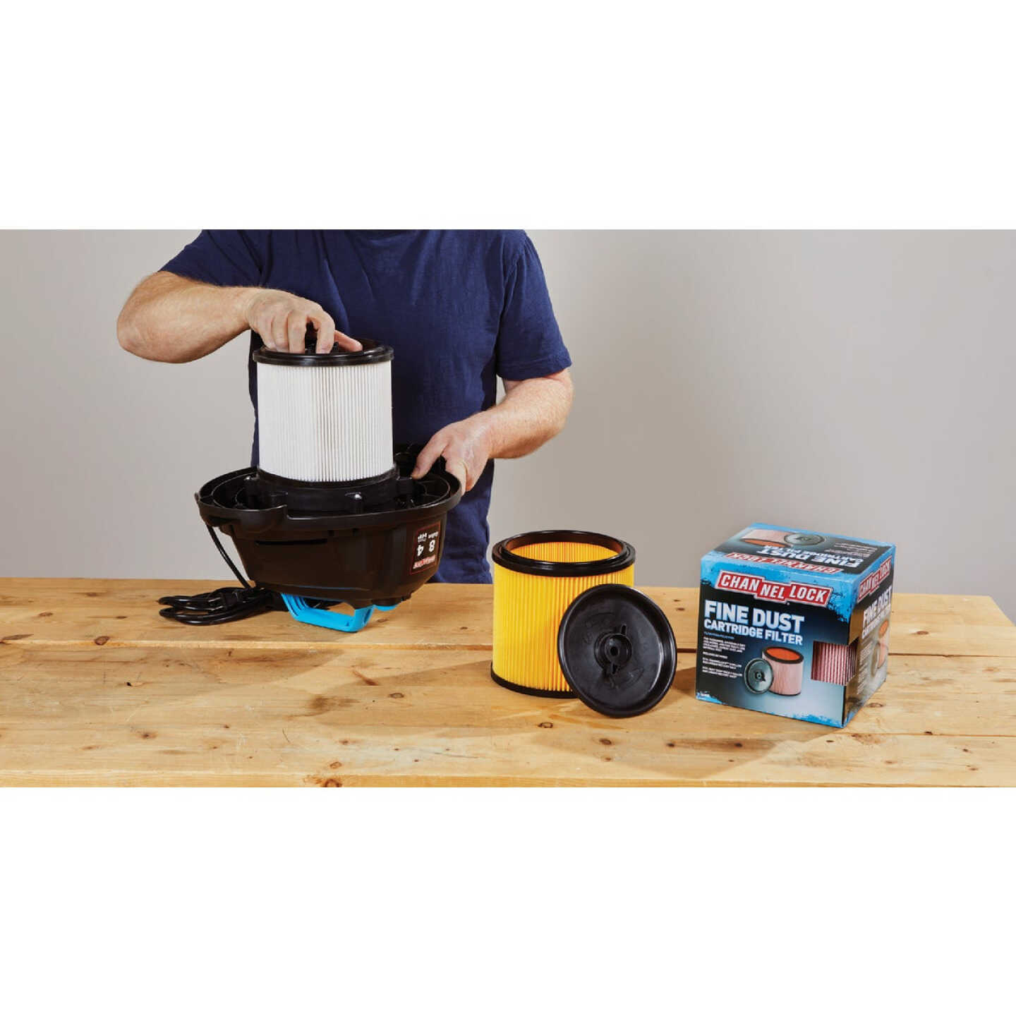 Channellock 4 Gal. 5.0-Peak HP Contractor Wet/Dry Vacuum Image 7