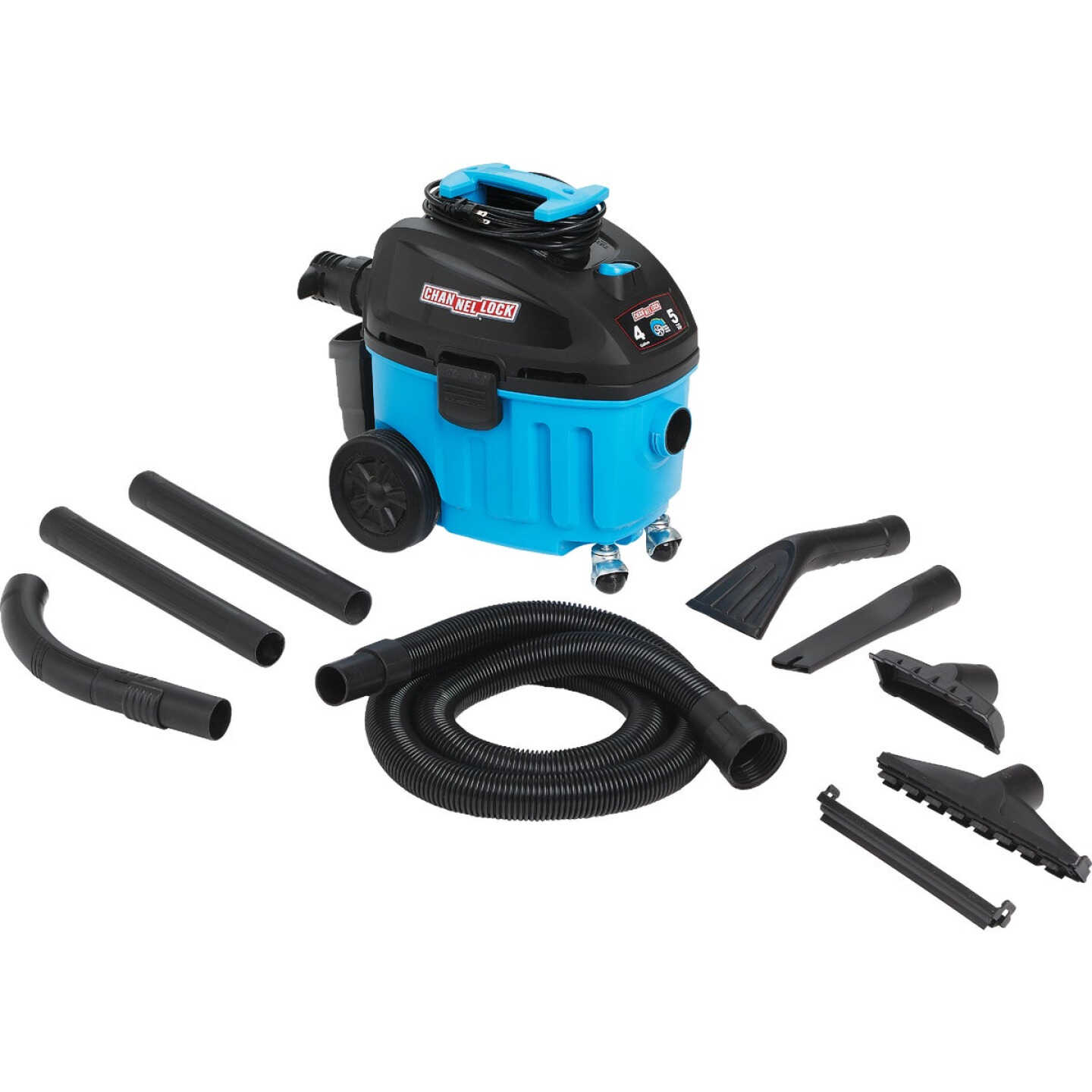 Channellock 4 Gal. 5.0-Peak HP Contractor Wet/Dry Vacuum Image 1