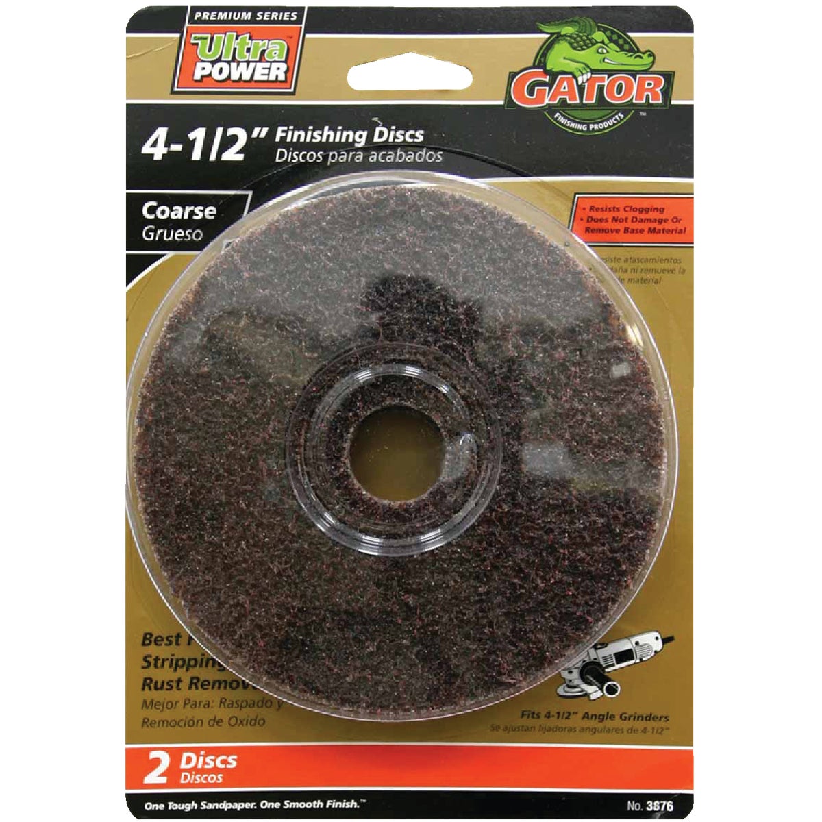 Gator Blade 4-1/2 In. Coarse Fiber Disc (2-Pack)