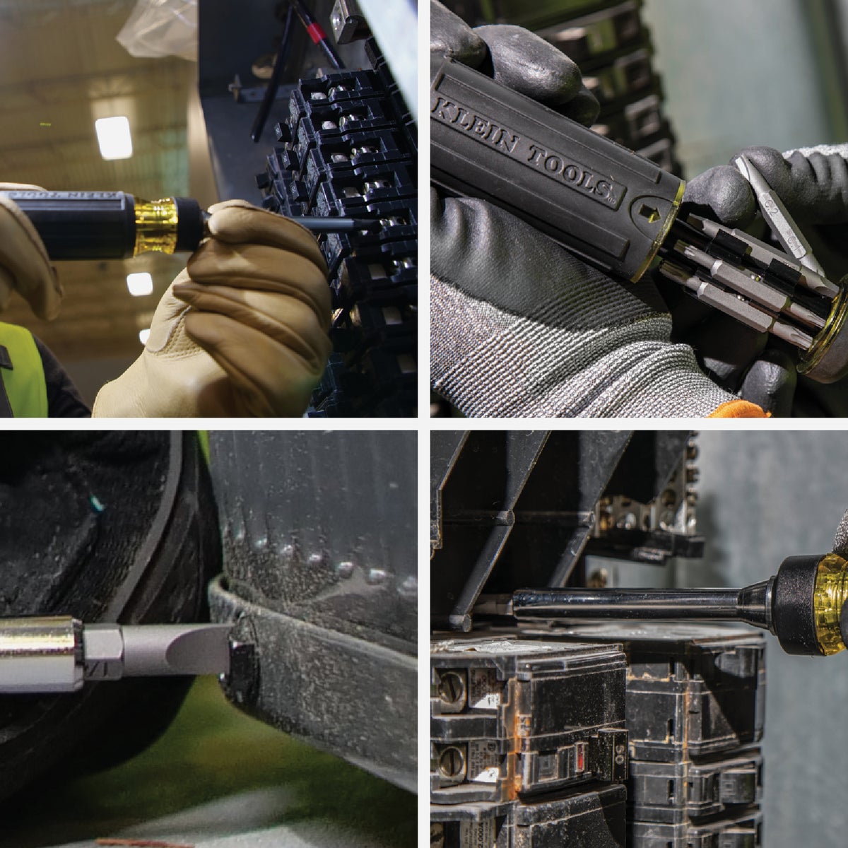 Klein 15-In-1 Multi-Bit  Ratcheting Screwdriver/Nut Driver Image 2